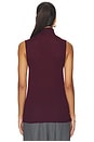 view 3 of 5 Alaska Sleeveless Knit Mockneck in Currant