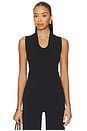 view 1 of 4 Pennie Scoop Knit Tank in Black
