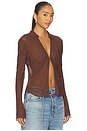 view 2 of 5 Serena Top in Brown
