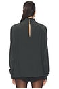 view 4 of 5 Saeunn Drape Neck Blouse in Caviar