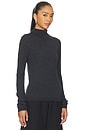 view 2 of 5 Cosette Knit Mockneck in Charcoal