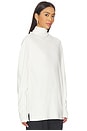 view 3 of 6 Lene Tie Neck Tee in White