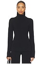 view 1 of 5 Clairice Knit Turtleneck in Black