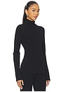 view 2 of 5 Clairice Knit Turtleneck in Black