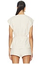 view 3 of 5 Orsino Vest Top in almond