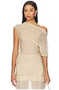 view 1 of 5 Saeunn Asym Top in Champagne