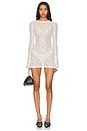 view 1 of 4 Lombardi Dress in Off-white Lace