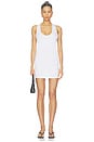 view 2 of 3 Valley Racer Tank Dress in White