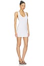 view 4 of 3 Valley Racer Tank Dress in White