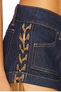 view 6 of 6 x REVOLVE Lace Up Short in Midnight Rodeo