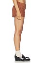 view 3 of 6 Portman Low Rise Short in Cognac Suede