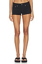 view 1 of 6 Paloma Micro Short in Noir
