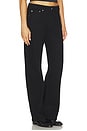 view 2 of 6 Alida Loose Bowed Jean in Noir