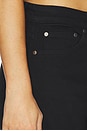 view 6 of 6 Alida Loose Bowed Jean in Noir