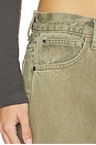 view 6 of 6 Mid Rise Baggy Jeans in Faded Army