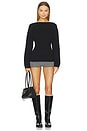 view 4 of 4 Millie Boat Neck Sweater in Black