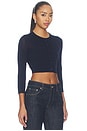 view 2 of 4 Juniper Cropped Caridgan in Navy