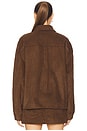 view 3 of 4 Daniele Shirt Jacket in Chocolate Corduroy