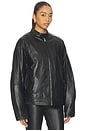 view 3 of 5 CHAQUETA DOMENICO BOMBER in Black
