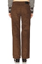 view 4 of 6 Low Rise Baggy Jean in Chocolate Corduroy