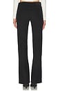 view 4 of 6 Maria Mid Rise Bootcut Pant in Black Corduroy