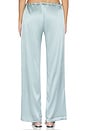 view 4 of 6 Wren Loose Pull On Pant in Dusty Blue Silk