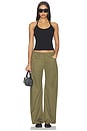 view 6 of 7 Isla Cinch Pant in Deep Olive