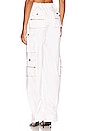 view 3 of 4 PANTALONES CARGO in White