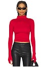 view 1 of 4 SWANN 먹넥 티셔츠 in Red