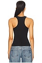 view 3 of 4 Lucy Racerback Tank in Black