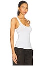 view 2 of 4 Lucy Racerback Tank in White