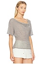 view 2 of 4 Madeo Cowl Top in Grey