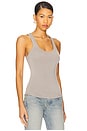 view 2 of 4 Lucy Racer Back Tank in Grey Mist