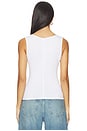 view 3 of 4 South Beverly Tank Top in White