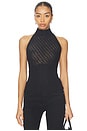 view 1 of 4 Sylvia Knit Halter Top in Black