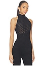 view 2 of 4 Sylvia Knit Halter Top in Black