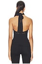 view 3 of 4 Sylvia Knit Halter Top in Black
