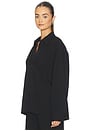 view 3 of 5 Adeline Button Down Shirt in Black Linen