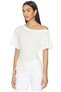 view 2 of 4 T-SHIRT ELENA OFF THE SHOULDER in White