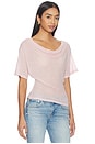 view 2 of 4 Madeo Cowl Neck Tee in Pale Pink