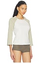 view 2 of 4 Kingsley Top in Olive & White