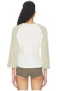 view 3 of 4 Kingsley Top in Olive & White