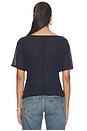 view 4 of 4 Madeo Cowl Neck Tee in Navy