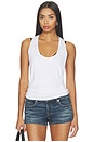 view 1 of 4 Valley Racer Tank in White