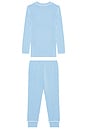 view 2 of 2 PYJAMA in Summer Blue & White