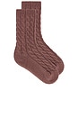 view 1 of 2 Slouchy Socks in Deep Taupe