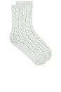 view 1 of 2 Cozy Socks in Light Heather Grey