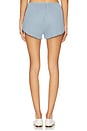 view 4 of 6 Pointelle Short in Faded Denim