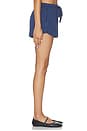 view 3 of 6 Aloe Infused Cotton The Short in Navy