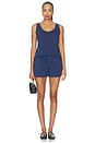 view 5 of 6 Aloe Infused Cotton The Short in Navy